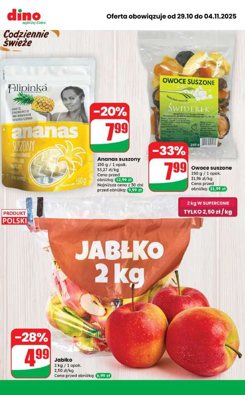 Dino - gazetka promocyjna MEGA promocje! od 艣rody 29.10 do wtorku 04.11 - strona 5 Dino - gazetka promocyjna MEGA promocje! od 艣rody 29.10 do wtorku 04.11 - strona 5