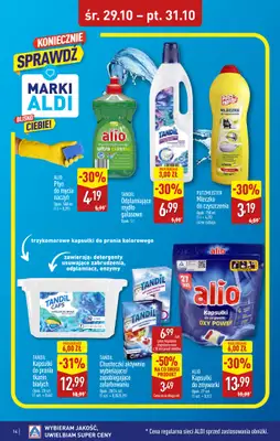 Aldi - gazetka promocyjna GOSTYŃ: WIELKIE OTWARCIE już w środę: 29.10! od środy 29.10 do piątku 31.10 - strona 14 Aldi - gazetka promocyjna GOSTYŃ: WIELKIE OTWARCIE już w środę: 29.10! od środy 29.10 do piątku 31.10 - strona 14