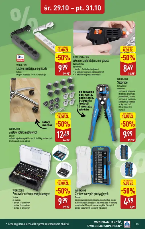 Aldi - gazetka promocyjna GOSTYŃ: WIELKIE OTWARCIE już w środę: 29.10! od środy 29.10 do piątku 31.10 - strona 25