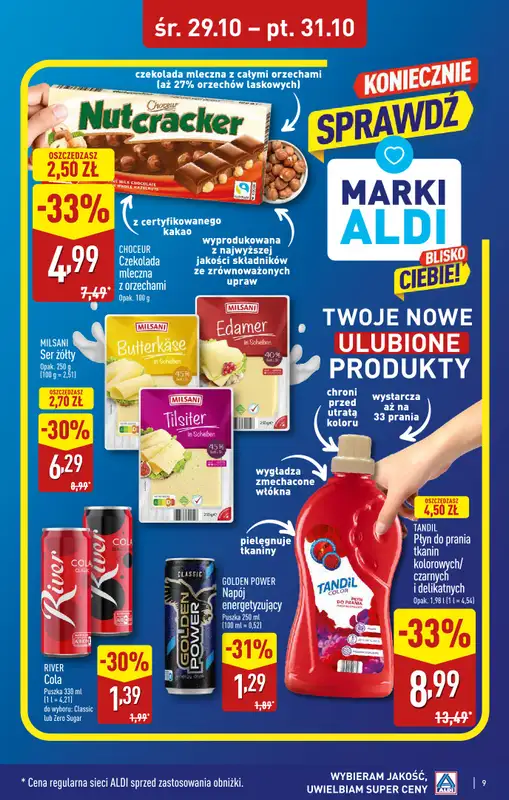 Aldi - gazetka promocyjna GOSTYŃ: WIELKIE OTWARCIE już w środę: 29.10! od środy 29.10 do piątku 31.10 - strona 9