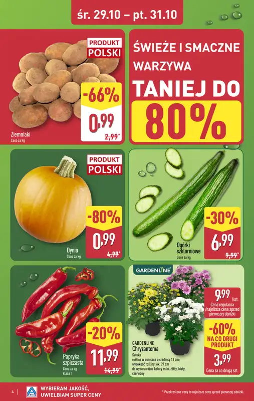 Aldi - gazetka promocyjna GOSTYŃ: WIELKIE OTWARCIE już w środę: 29.10! od środy 29.10 do piątku 31.10 - strona 4