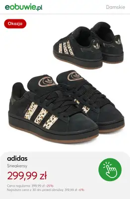 eobuwie.pl - gazetka promocyjna Sneakersy ADIDAS dla niej w promocji – złap okazje! od środy 29.10  - strona 13 eobuwie.pl - gazetka promocyjna Sneakersy ADIDAS dla niej w promocji – złap okazje! od środy 29.10  - strona 13