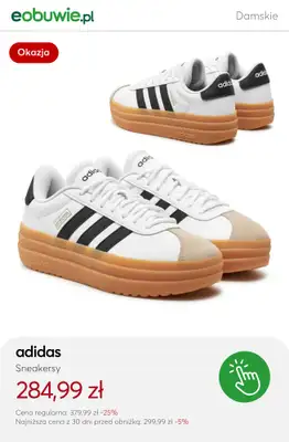 eobuwie.pl - gazetka promocyjna Sneakersy ADIDAS dla niej w promocji – złap okazje! od środy 29.10  - strona 8 eobuwie.pl - gazetka promocyjna Sneakersy ADIDAS dla niej w promocji – złap okazje! od środy 29.10  - strona 8