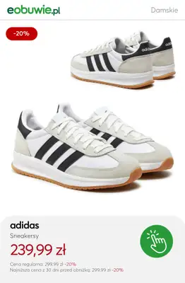 eobuwie.pl - gazetka promocyjna Sneakersy ADIDAS dla niej w promocji – złap okazje! od środy 29.10  - strona 5 eobuwie.pl - gazetka promocyjna Sneakersy ADIDAS dla niej w promocji – złap okazje! od środy 29.10  - strona 5