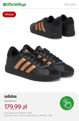 eobuwie.pl - gazetka promocyjna Sneakersy ADIDAS dla niej w promocji – złap okazje! od środy 29.10  - strona 2 eobuwie.pl - gazetka promocyjna Sneakersy ADIDAS dla niej w promocji – złap okazje! od środy 29.10  - strona 2