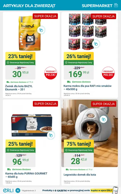 Erli - gazetka promocyjna Uzupełnij domowe zapasy – taniej! od wtorku 28.10 do niedzieli 02.11 - strona 4