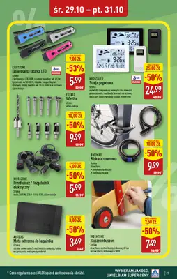 Aldi - gazetka promocyjna SYCÓW: WIELKIE OTWARCIE już w środę: 29.10! od środy 29.10 do piątku 31.10 - strona 25 Aldi - gazetka promocyjna SYCÓW: WIELKIE OTWARCIE już w środę: 29.10! od środy 29.10 do piątku 31.10 - strona 25