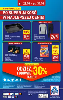 Aldi - gazetka promocyjna WŁOCŁAWEK: WIELKIE OTWARCIE już w środę: 29.10! od środy 29.10 do piątku 31.10 - strona 32 Aldi - gazetka promocyjna WŁOCŁAWEK: WIELKIE OTWARCIE już w środę: 29.10! od środy 29.10 do piątku 31.10 - strona 32