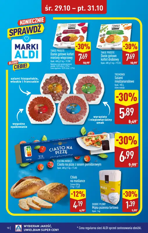 Aldi - gazetka promocyjna WŁOCŁAWEK: WIELKIE OTWARCIE już w środę: 29.10! od środy 29.10 do piątku 31.10 - strona 10