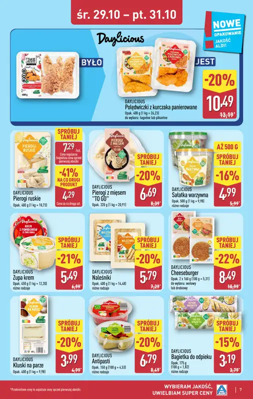 Aldi - gazetka promocyjna WŁOCŁAWEK: WIELKIE OTWARCIE już w środę: 29.10! od środy 29.10 do piątku 31.10 - strona 7