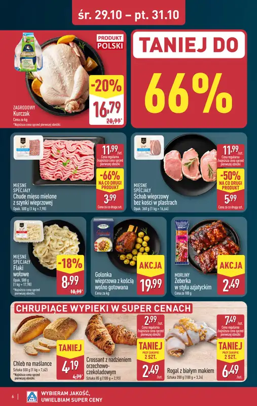 Aldi - gazetka promocyjna WŁOCŁAWEK: WIELKIE OTWARCIE już w środę: 29.10! od środy 29.10 do piątku 31.10 - strona 6
