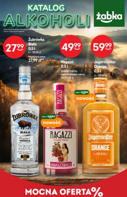 Żabka - gazetka promocyjna Katalog alkoholowy od środy 29.10 do wtorku 11.11