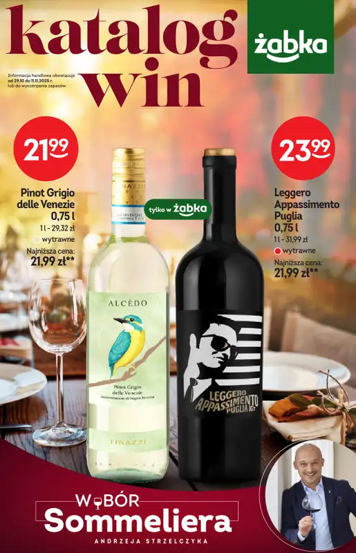 Żabka - gazetka promocyjna Katalog win  