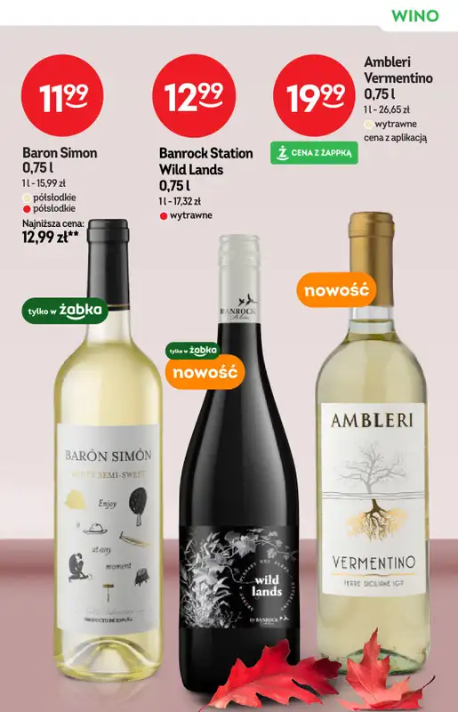 Żabka - gazetka promocyjna Katalog win od środy 29.10 do wtorku 11.11 - strona 13