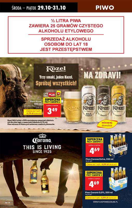 Biedronka - gazetka promocyjna Od środy od środy 29.10 do środy 05.11 - strona 70