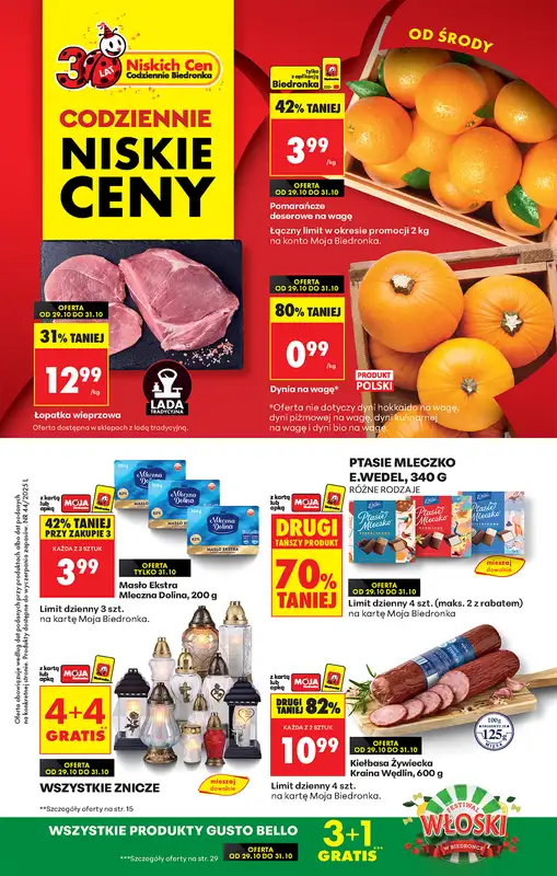 Biedronka - gazetka promocyjna Gazetka, Z ladą tradycyjną  