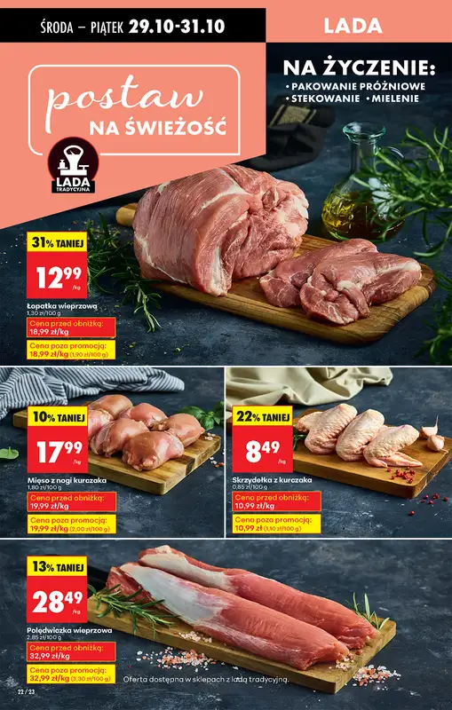 Biedronka - gazetka promocyjna Od środy, Z ladą tradycyjną od środy 29.10 do środy 05.11 - strona 28