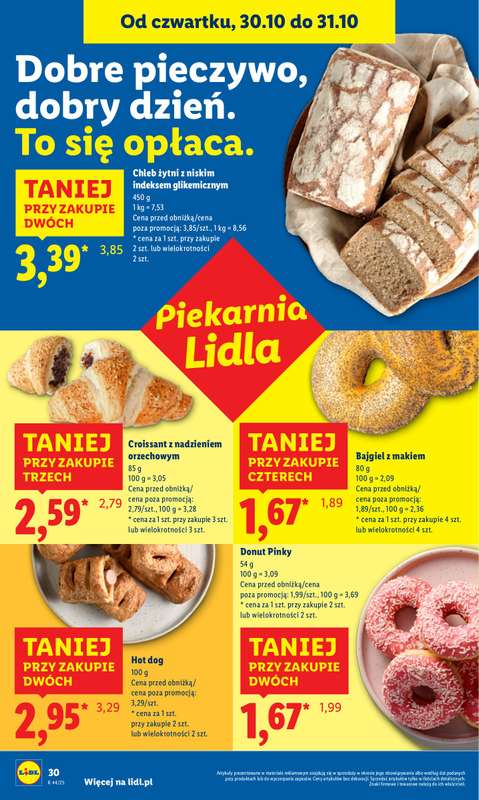 Lidl - gazetka promocyjna Oferta od czwartku od czwartku 30.10 do pi膮tku 31.10 - strona 32 Lidl - gazetka promocyjna Oferta od czwartku od czwartku 30.10 do pi膮tku 31.10 - strona 32