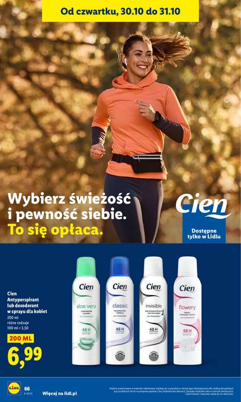 Lidl - gazetka promocyjna Oferta od czwartku od czwartku 30.10 do pi膮tku 31.10 - strona 68 Lidl - gazetka promocyjna Oferta od czwartku od czwartku 30.10 do pi膮tku 31.10 - strona 68