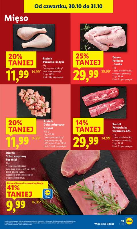 Lidl - gazetka promocyjna Oferta od czwartku od czwartku 30.10 do pi膮tku 31.10 - strona 35 Lidl - gazetka promocyjna Oferta od czwartku od czwartku 30.10 do pi膮tku 31.10 - strona 35