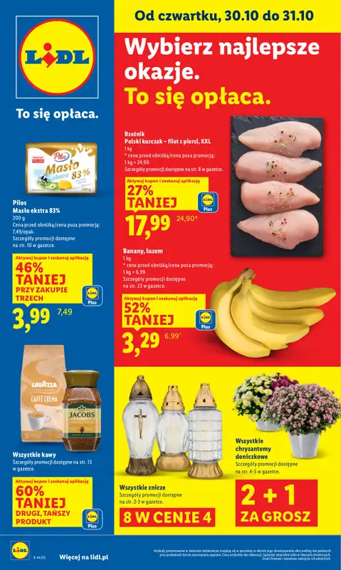 Lidl - gazetka promocyjna Oferta od czwartku od czwartku 30.10 do piątku 31.10