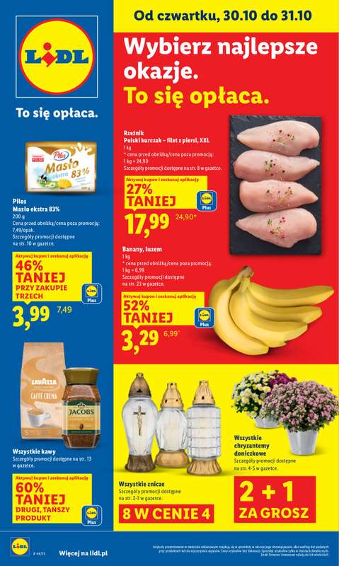 Lidl - gazetka promocyjna Oferta od czwartku od czwartku 30.10 do pi膮tku 31.10 Lidl - gazetka promocyjna Oferta od czwartku od czwartku 30.10 do pi膮tku 31.10