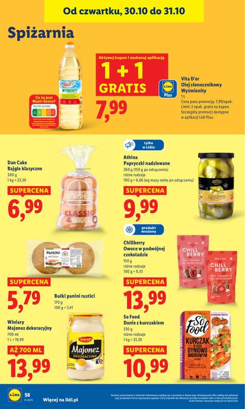 Lidl - gazetka promocyjna Oferta od czwartku od czwartku 30.10 do pi膮tku 31.10 - strona 60 Lidl - gazetka promocyjna Oferta od czwartku od czwartku 30.10 do pi膮tku 31.10 - strona 60