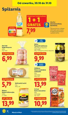 Lidl - gazetka promocyjna Oferta od czwartku od czwartku 30.10 do piątku 31.10 - strona 60 Lidl - gazetka promocyjna Oferta od czwartku od czwartku 30.10 do piątku 31.10 - strona 60