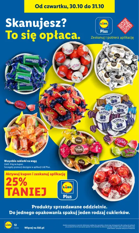 Lidl - gazetka promocyjna Oferta od czwartku od czwartku 30.10 do piątku 31.10 - strona 12