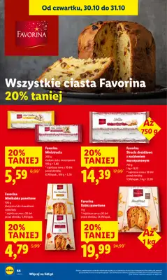 Lidl - gazetka promocyjna Oferta od czwartku od czwartku 30.10 do piątku 31.10 - strona 46 Lidl - gazetka promocyjna Oferta od czwartku od czwartku 30.10 do piątku 31.10 - strona 46