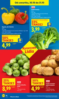 Lidl - gazetka promocyjna Oferta od czwartku od czwartku 30.10 do piątku 31.10 - strona 28 Lidl - gazetka promocyjna Oferta od czwartku od czwartku 30.10 do piątku 31.10 - strona 28