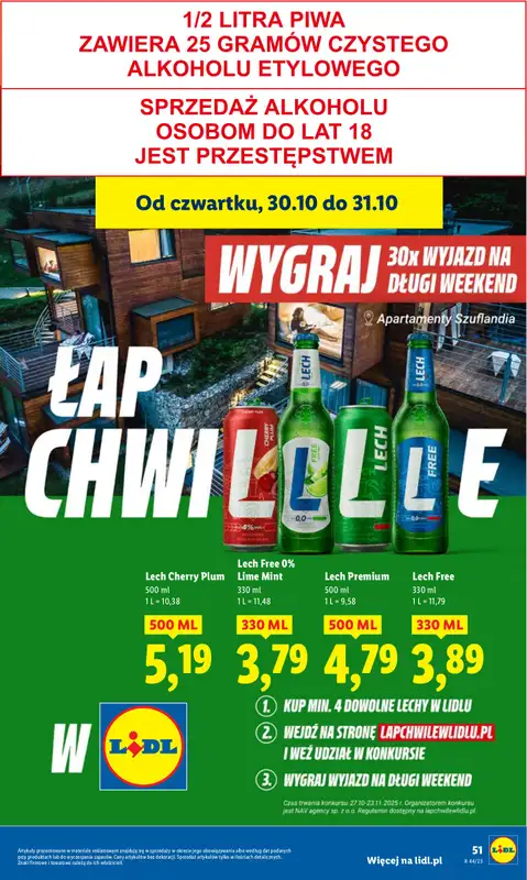 Lidl - gazetka promocyjna Oferta od czwartku od czwartku 30.10 do piątku 31.10 - strona 53