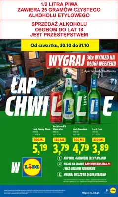 Lidl - gazetka promocyjna Oferta od czwartku od czwartku 30.10 do piątku 31.10 - strona 53 Lidl - gazetka promocyjna Oferta od czwartku od czwartku 30.10 do piątku 31.10 - strona 53