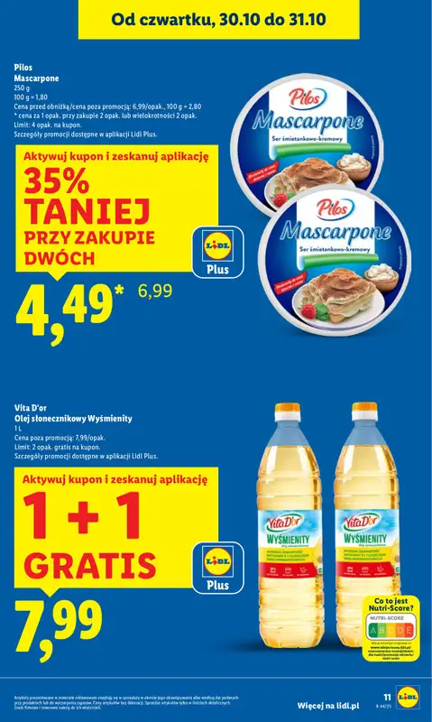 Lidl - gazetka promocyjna Oferta od czwartku od czwartku 30.10 do piątku 31.10 - strona 11