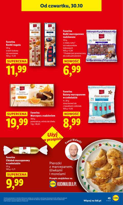 Lidl - gazetka promocyjna Oferta od czwartku od czwartku 30.10 do pi膮tku 31.10 - strona 47 Lidl - gazetka promocyjna Oferta od czwartku od czwartku 30.10 do pi膮tku 31.10 - strona 47