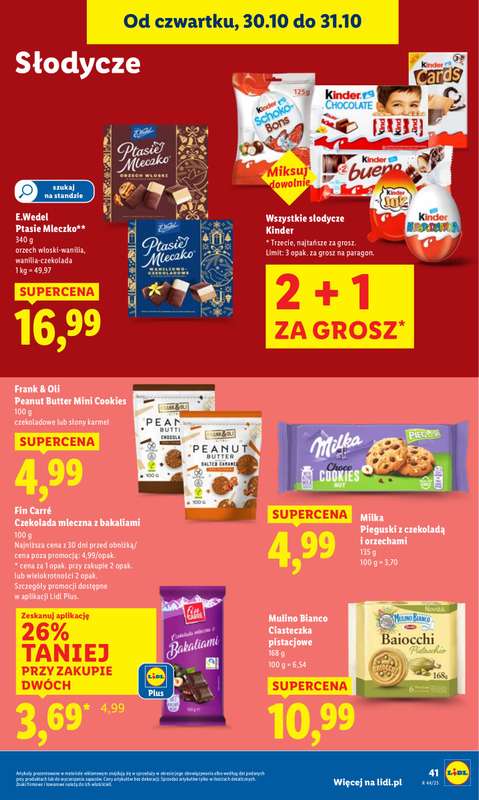 Lidl - gazetka promocyjna Oferta od czwartku od czwartku 30.10 do pi膮tku 31.10 - strona 43 Lidl - gazetka promocyjna Oferta od czwartku od czwartku 30.10 do pi膮tku 31.10 - strona 43