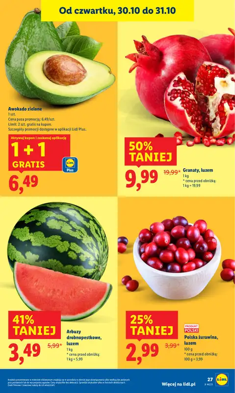Lidl - gazetka promocyjna Oferta od czwartku od czwartku 30.10 do piątku 31.10 - strona 29