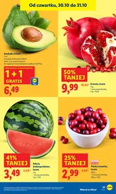 Lidl - gazetka promocyjna Oferta od czwartku od czwartku 30.10 do piątku 31.10 - strona 29 Lidl - gazetka promocyjna Oferta od czwartku od czwartku 30.10 do piątku 31.10 - strona 29