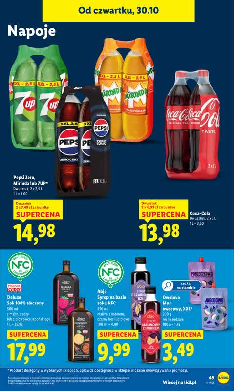 Lidl - gazetka promocyjna Oferta od czwartku od czwartku 30.10 do pi膮tku 31.10 - strona 51 Lidl - gazetka promocyjna Oferta od czwartku od czwartku 30.10 do pi膮tku 31.10 - strona 51