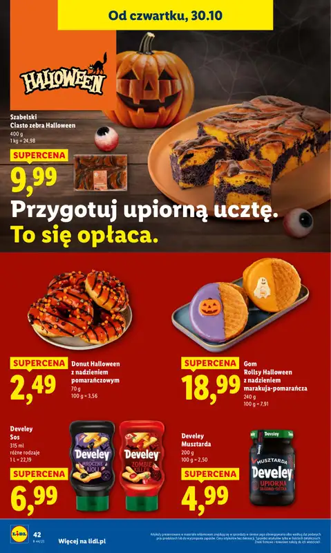 Lidl - gazetka promocyjna Oferta od czwartku od czwartku 30.10 do piątku 31.10 - strona 44