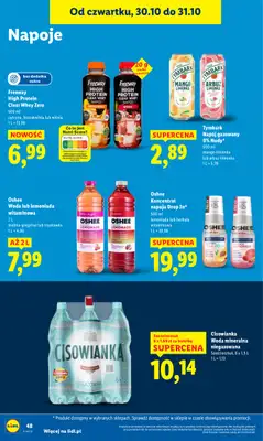Lidl - gazetka promocyjna Oferta od czwartku od czwartku 30.10 do piątku 31.10 - strona 50 Lidl - gazetka promocyjna Oferta od czwartku od czwartku 30.10 do piątku 31.10 - strona 50