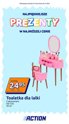 Action - gazetka promocyjna Katalog Prezenty od środy 29.10 do wtorku 04.11