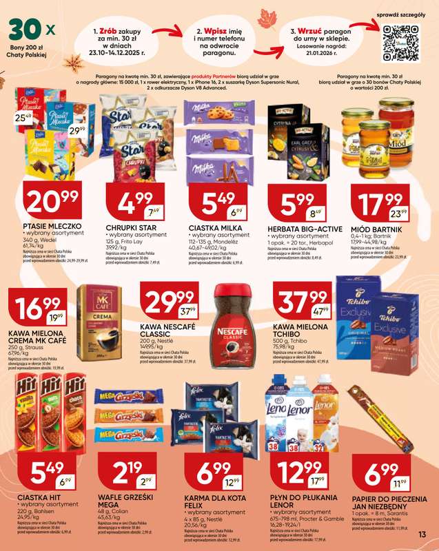 Chata Polska - gazetka promocyjna Gazetka od czwartku 06.11 do niedzieli 16.11 - strona 13