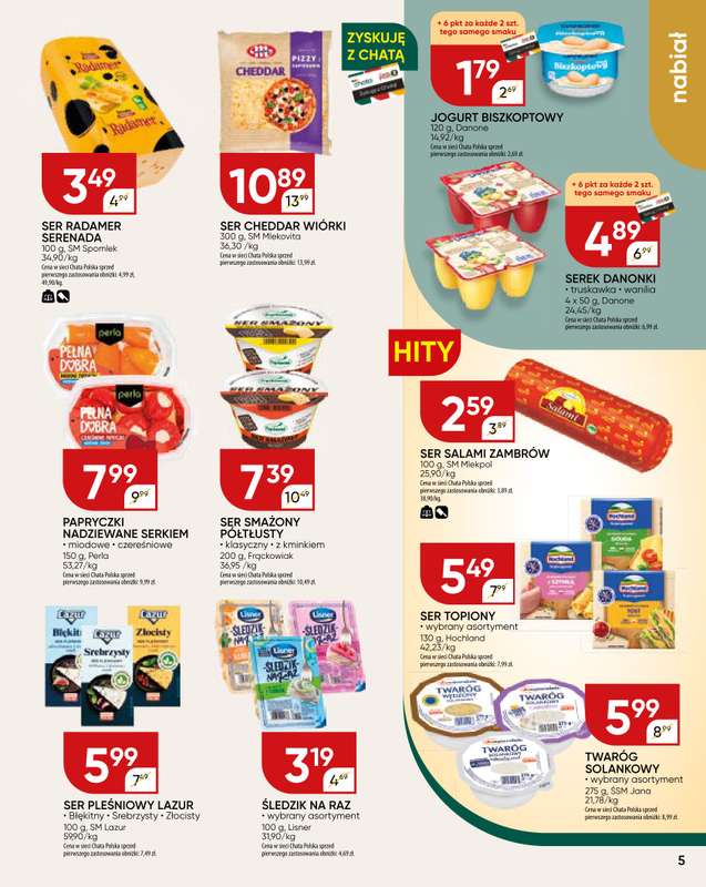 Chata Polska - gazetka promocyjna Gazetka od czwartku 06.11 do niedzieli 16.11 - strona 5