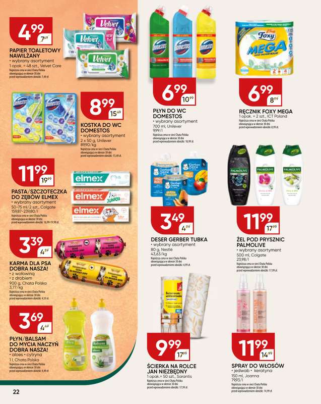 Chata Polska - gazetka promocyjna Gazetka od czwartku 06.11 do niedzieli 16.11 - strona 22