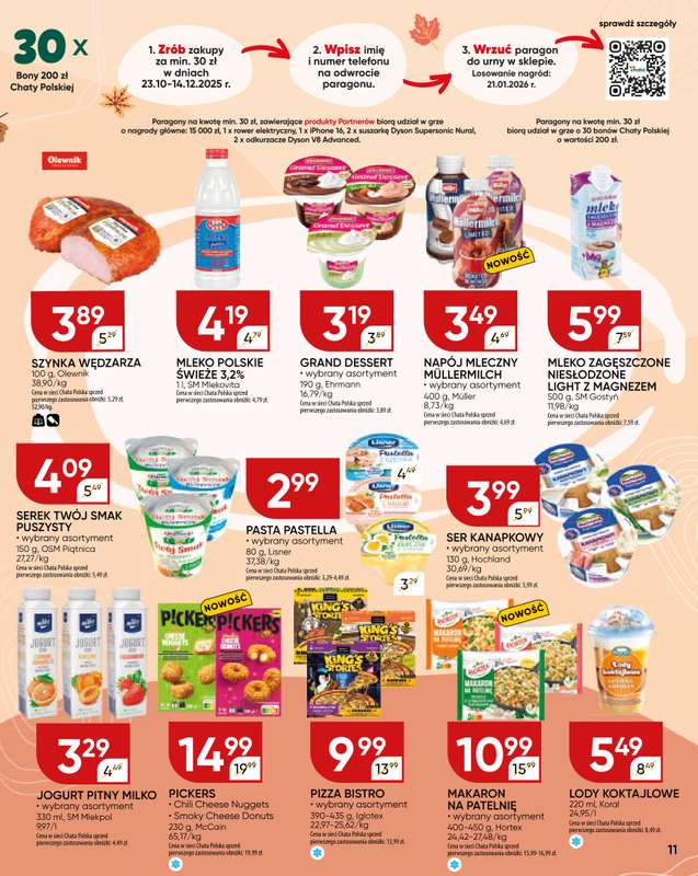 Chata Polska - gazetka promocyjna Gazetka od czwartku 06.11 do niedzieli 16.11 - strona 11