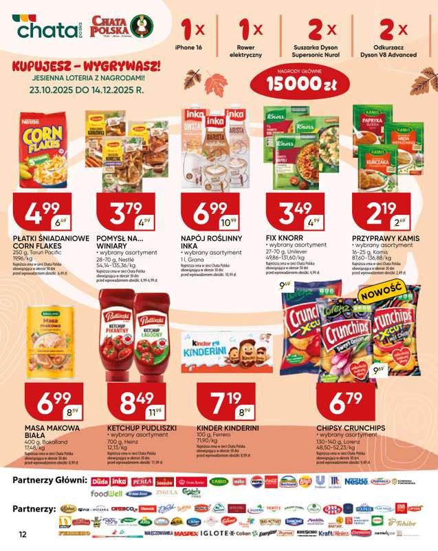 Chata Polska - gazetka promocyjna Gazetka od czwartku 06.11 do niedzieli 16.11 - strona 12