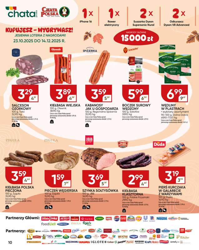 Chata Polska - gazetka promocyjna Gazetka od czwartku 06.11 do niedzieli 16.11 - strona 10