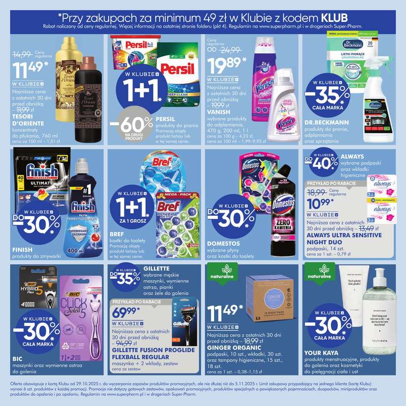 Super-Pharm - gazetka promocyjna Dni Klubu od 艣rody 29.10 do 艣rody 05.11 - strona 10 Super-Pharm - gazetka promocyjna Dni Klubu od 艣rody 29.10 do 艣rody 05.11 - strona 10