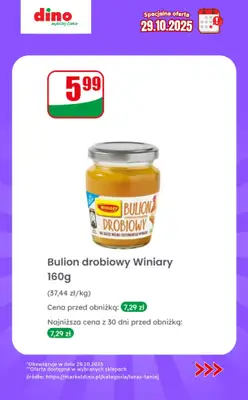 Dino - gazetka promocyjna Specjalna oferta na 29.10.2025 - promocje spoza gazetki od środy 29.10 do środy 29.10 - strona 10 Dino - gazetka promocyjna Specjalna oferta na 29.10.2025 - promocje spoza gazetki od środy 29.10 do środy 29.10 - strona 10